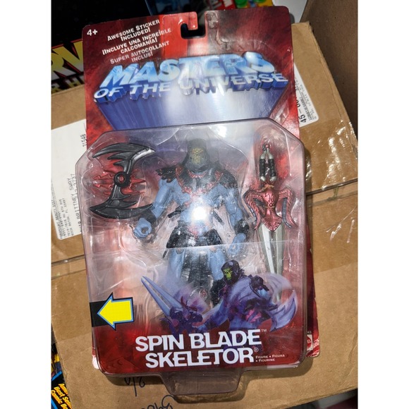 Mattel Masters of the Universe Spin Blade Skeletor Action Figure 2002 MOTU B2043 - Picture 2 of 3